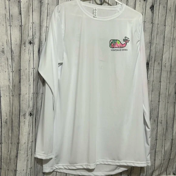 Tops Vineyard Vines Roatan White Long Sleeve Poshmark